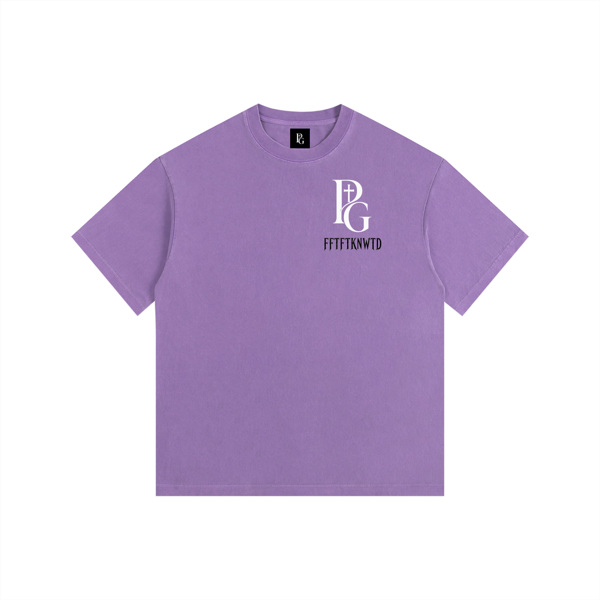 Vintage Washed Oversized Cotton T-Shirt: FFTFTKNWTD