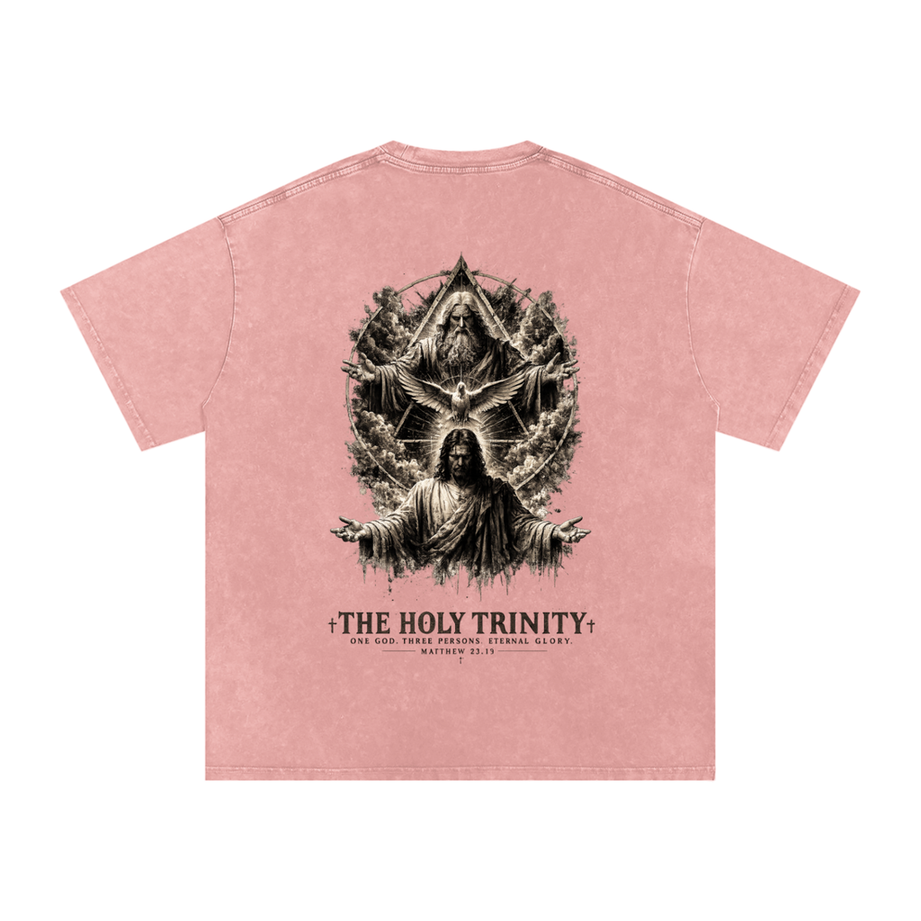 Snow Washed Oversized Cotton T-Shirt: The Holy Trinity