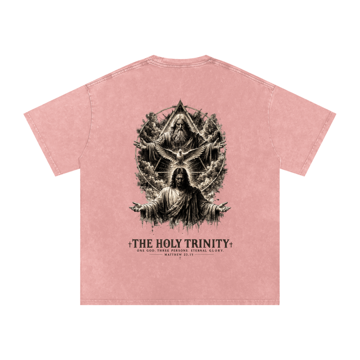 Snow Washed Oversized Cotton T-Shirt: The Holy Trinity