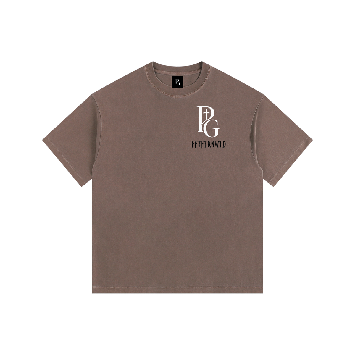 Vintage Washed Oversized Cotton T-Shirt: FFTFTKNWTD