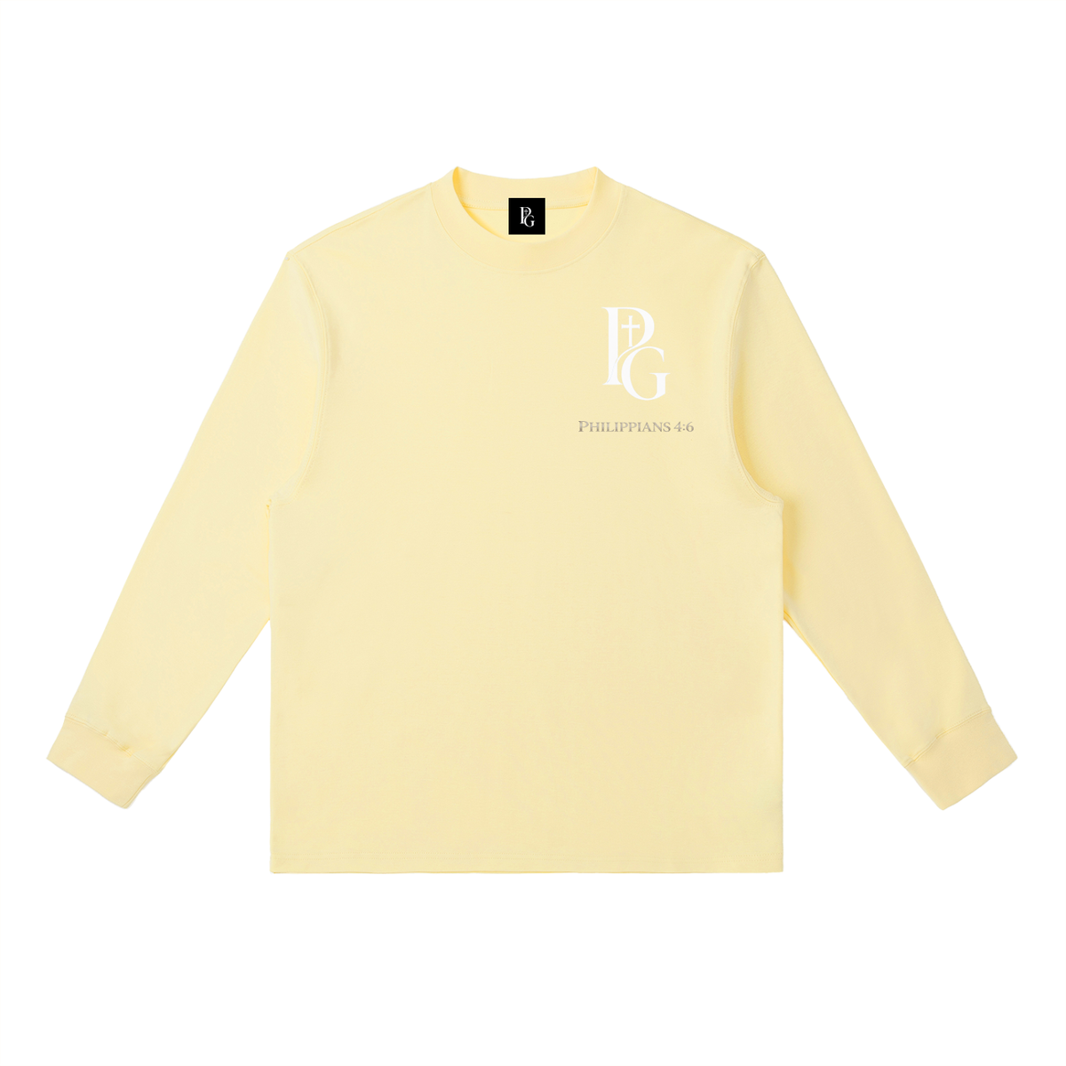 Essential Crewneck Long-Sleeve T-Shirt: Philippians 4:6
