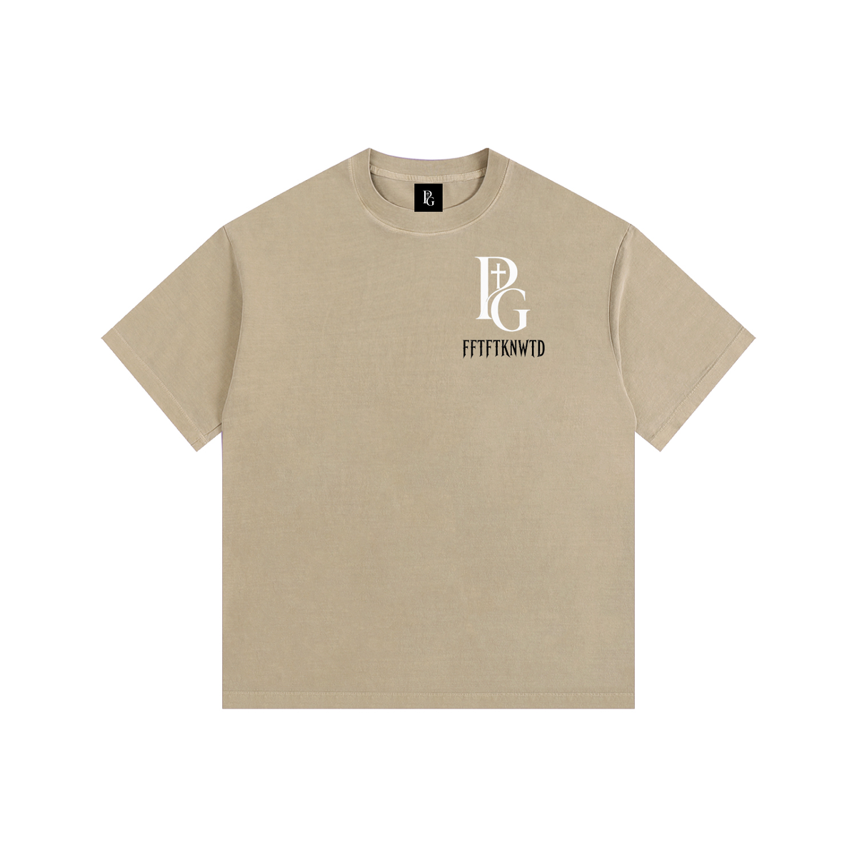Vintage Washed Oversized Cotton T-Shirt: FFTFTKNWTD