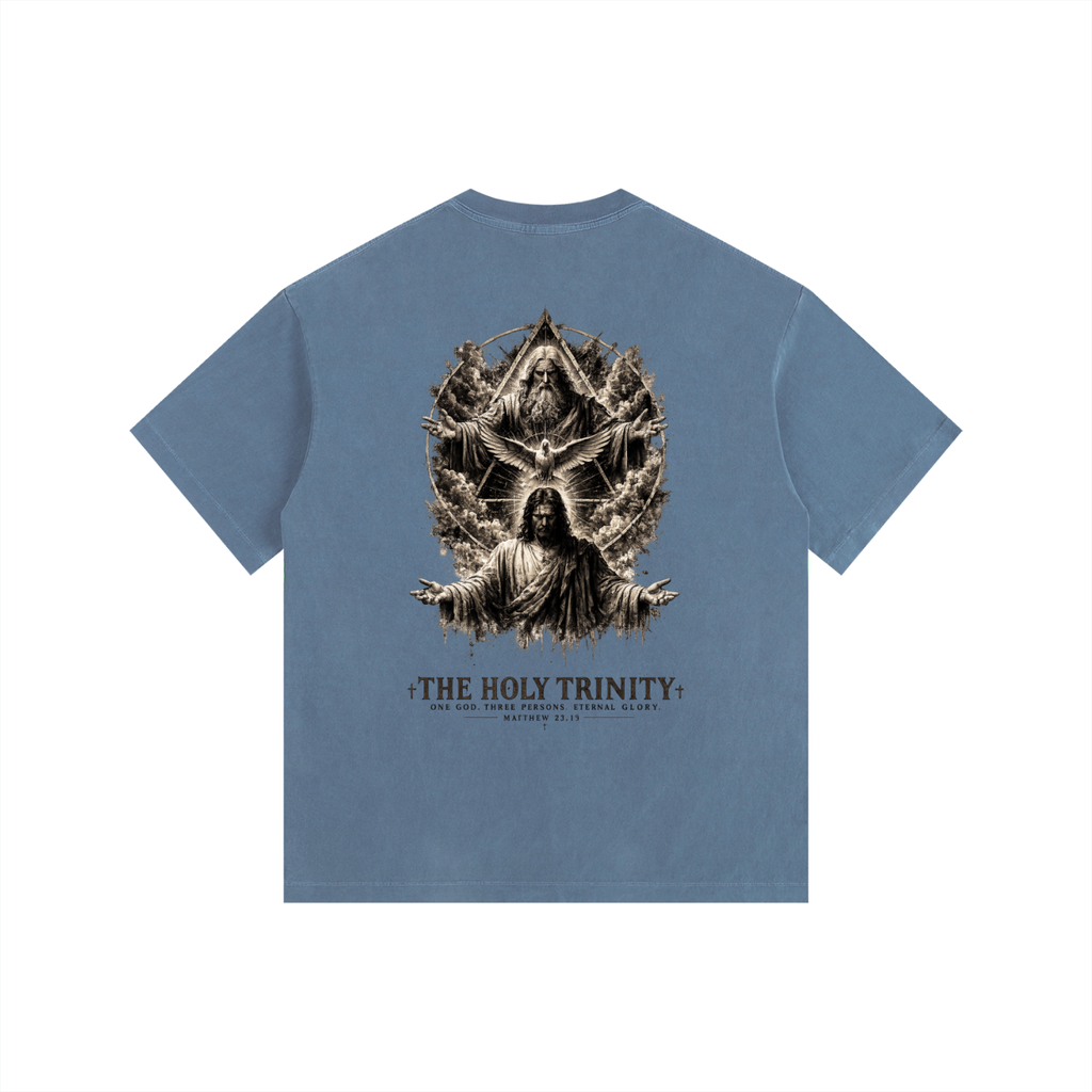 Vintage Washed Oversized Cotton T-Shirt: The Holy Trinity