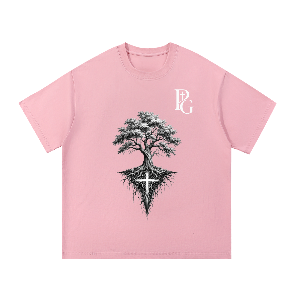 Essential Cotton T-Shirt: Deep Rooted Faith