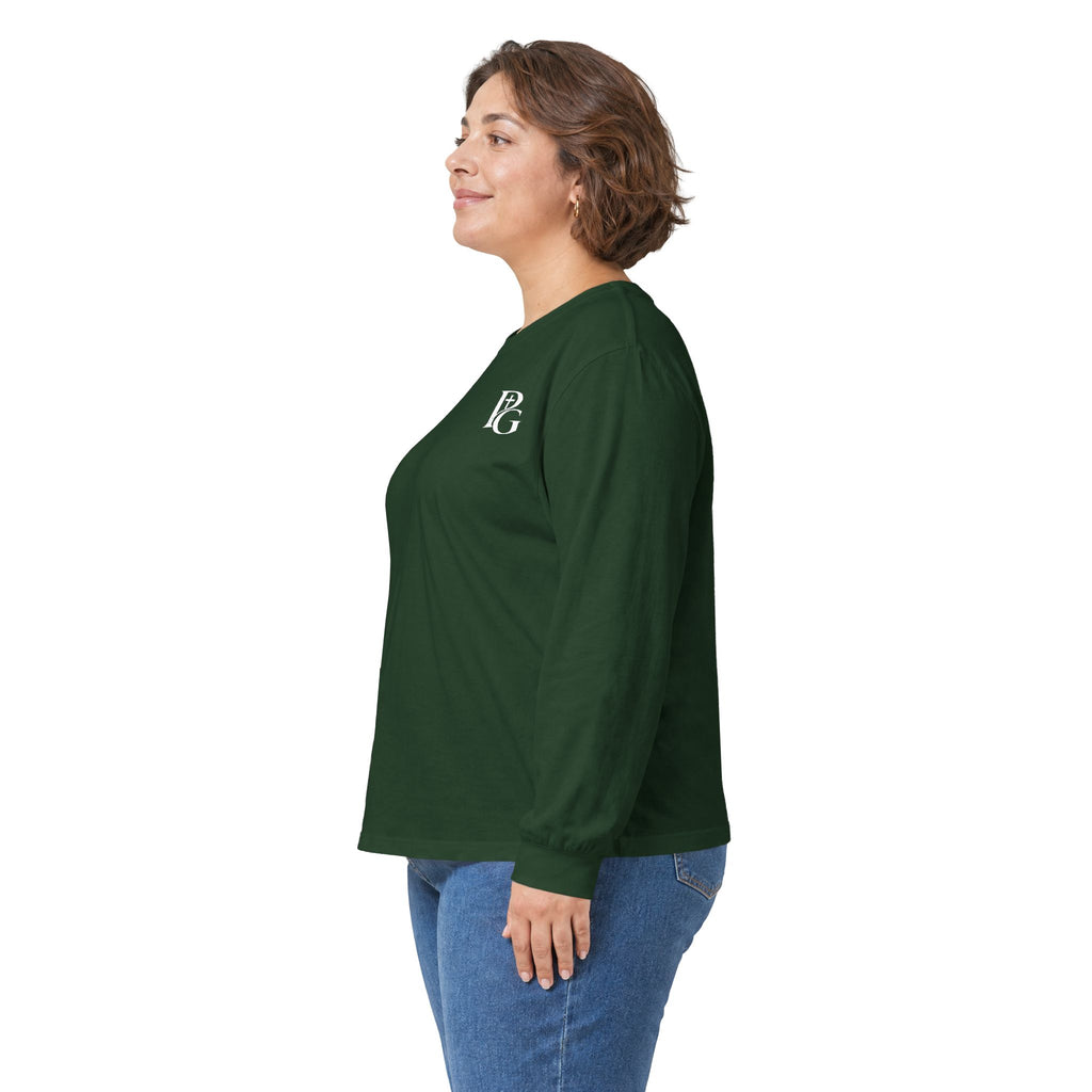 Unisex Ultra Cotton Long Sleeve Tee: Rose Field