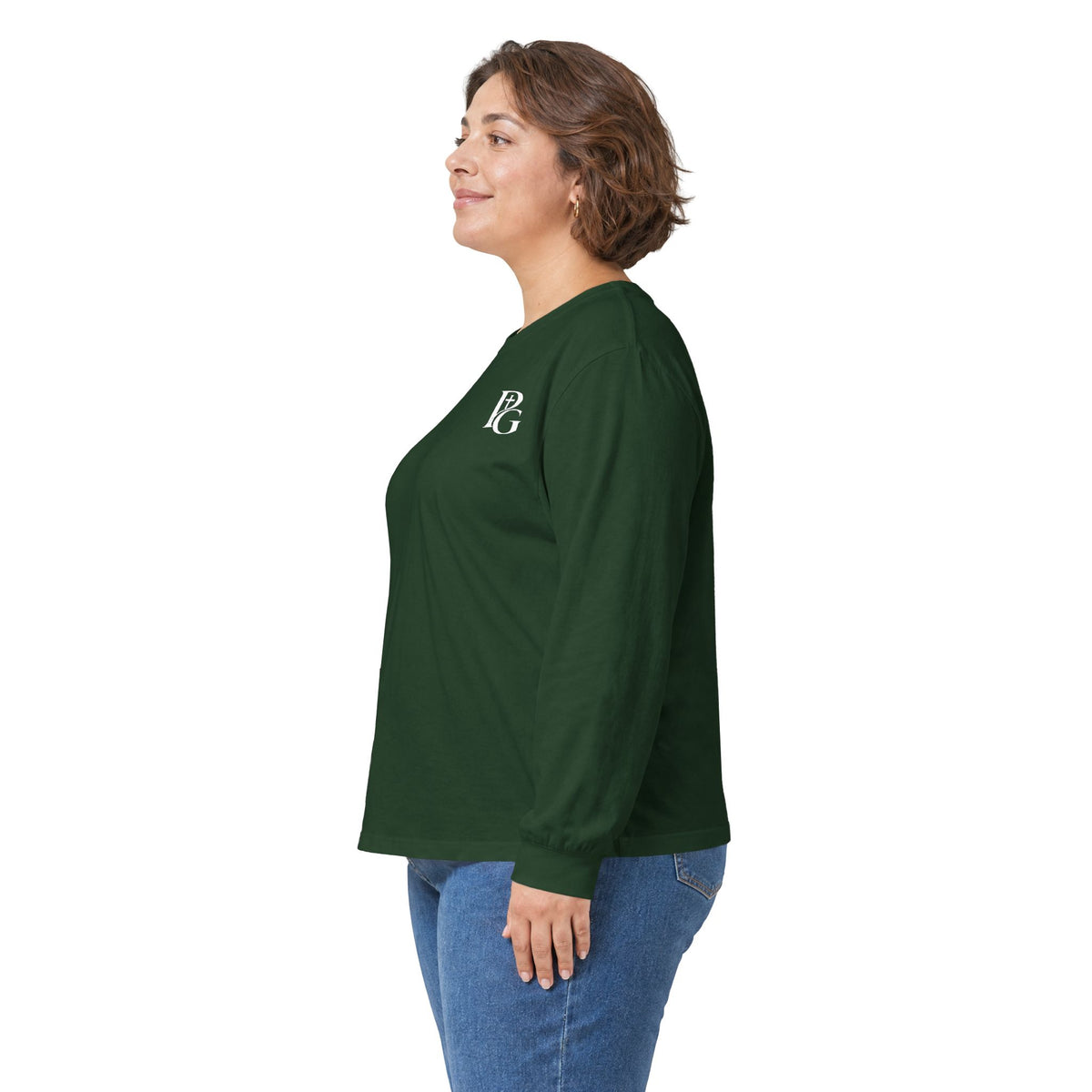 Unisex Ultra Cotton Long Sleeve Tee: Rose Field