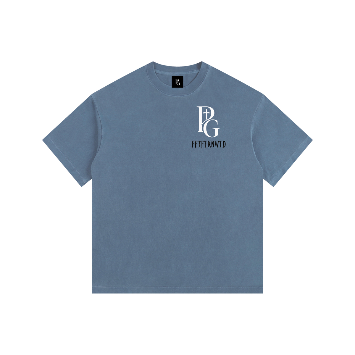 Vintage Washed Oversized Cotton T-Shirt: FFTFTKNWTD
