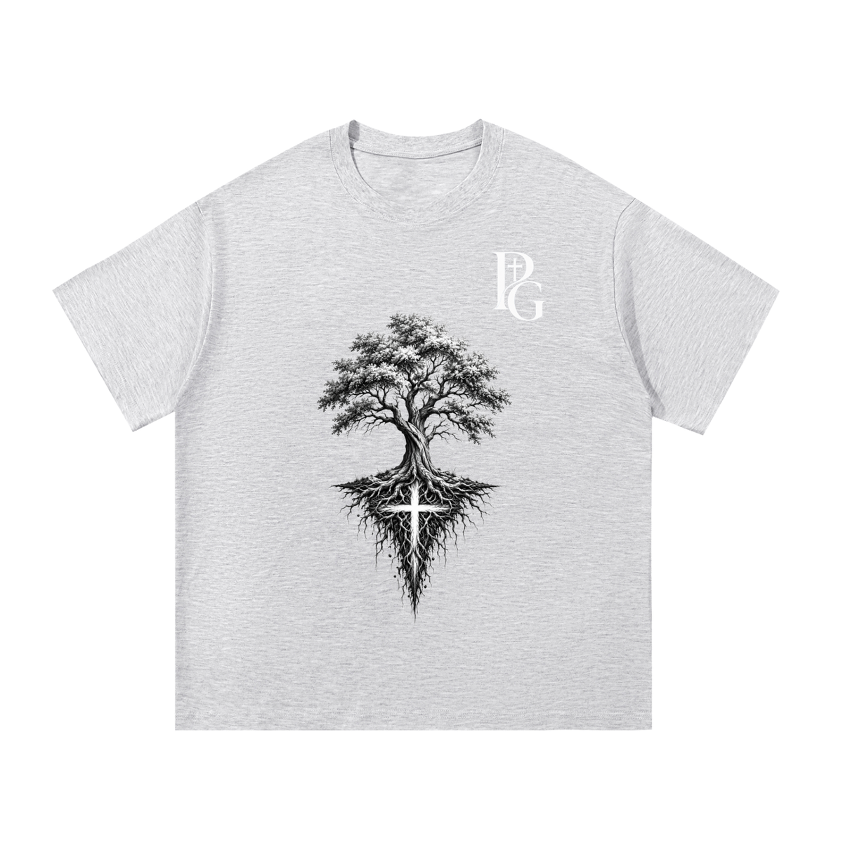 Essential Cotton T-Shirt: Deep Rooted Faith