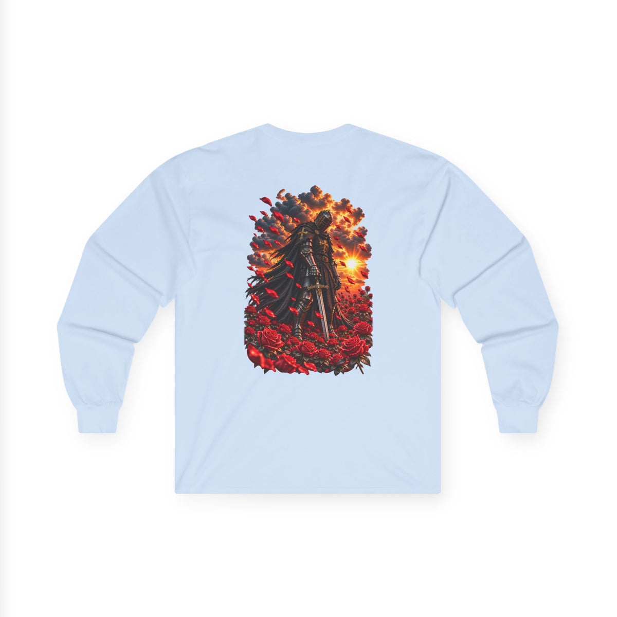 Unisex Ultra Cotton Long Sleeve Tee: Rose Field