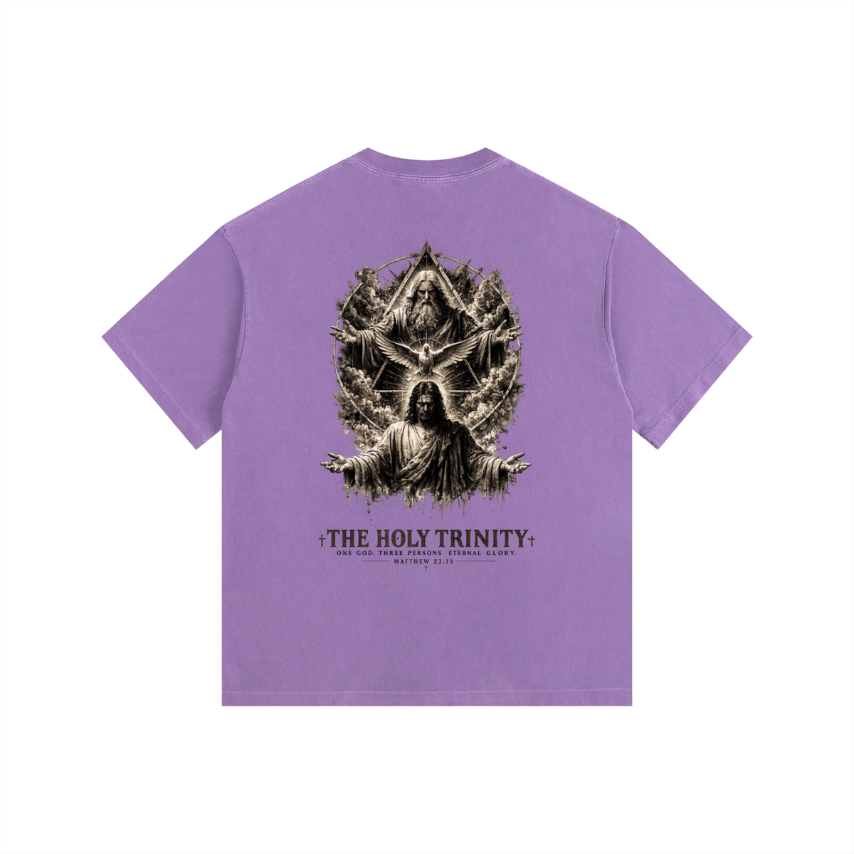 Vintage Washed Oversized Cotton T-Shirt: The Holy Trinity
