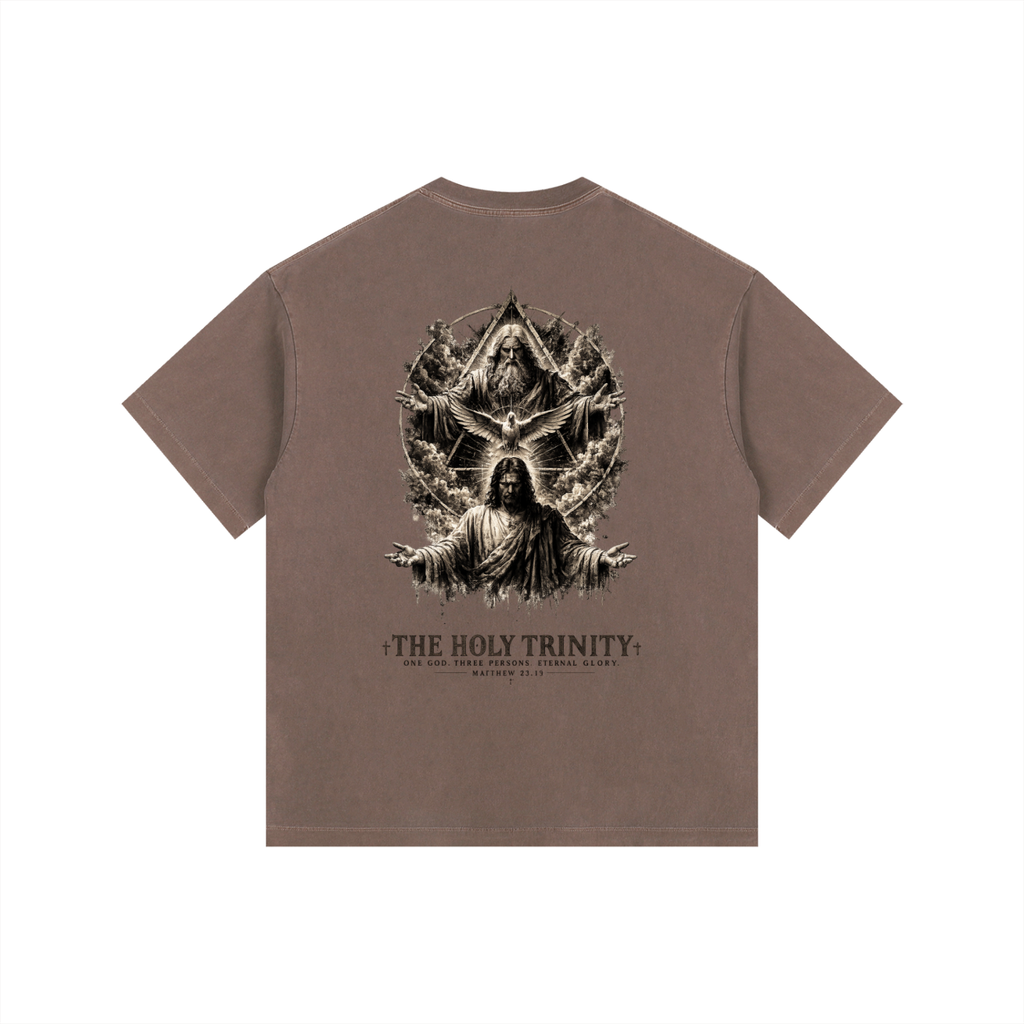 Vintage Washed Oversized Cotton T-Shirt: The Holy Trinity