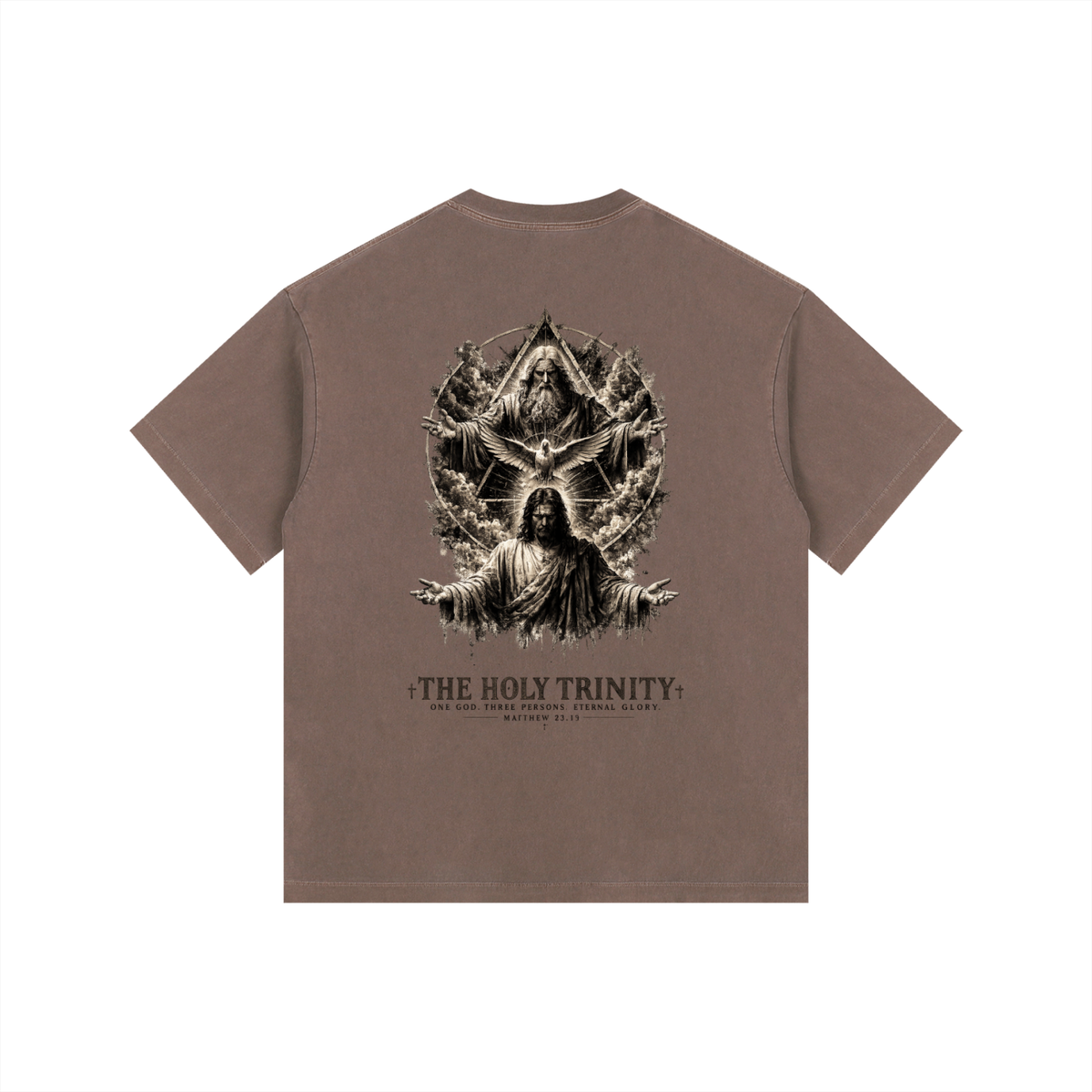 Vintage Washed Oversized Cotton T-Shirt: The Holy Trinity