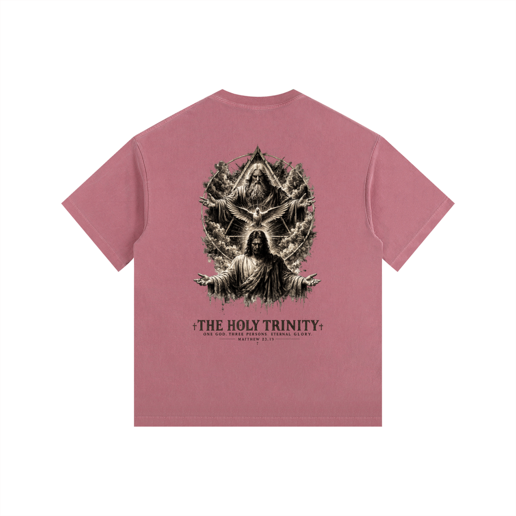 Vintage Washed Oversized Cotton T-Shirt: The Holy Trinity