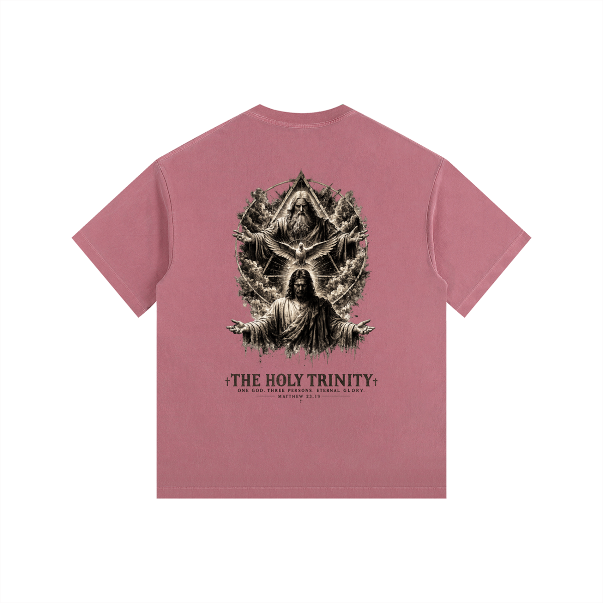 Vintage Washed Oversized Cotton T-Shirt: The Holy Trinity