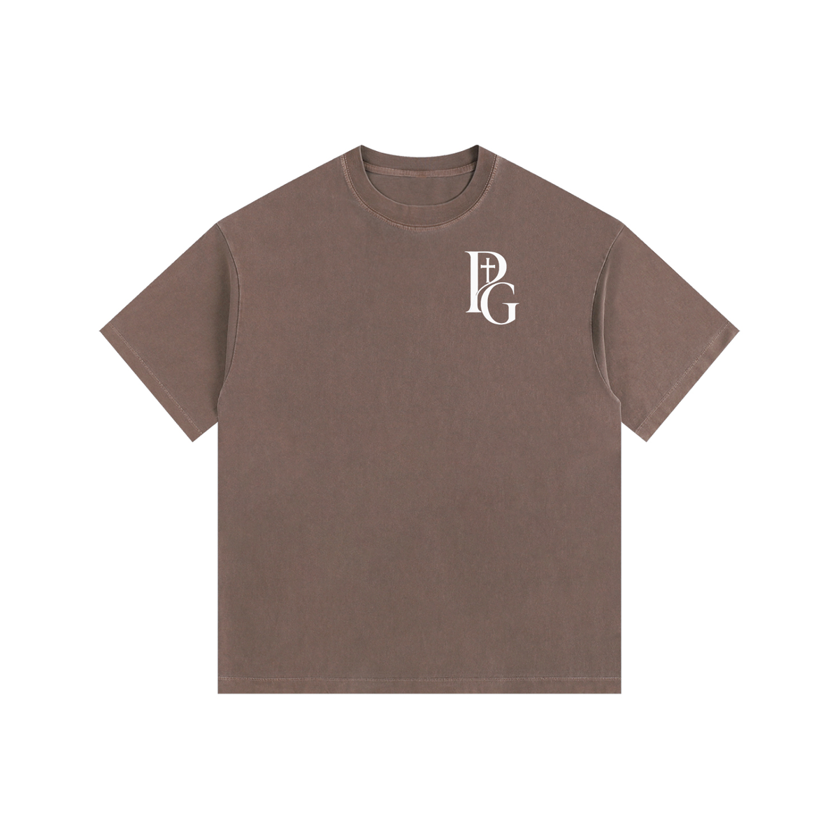 Vintage Washed Oversized Cotton T-Shirt: Archangel Michael