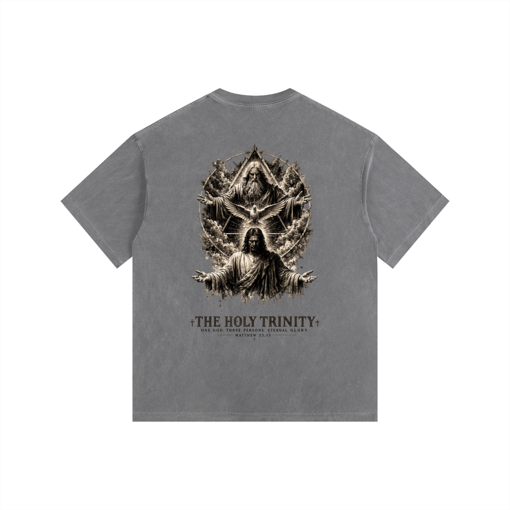 Vintage Washed Oversized Cotton T-Shirt: The Holy Trinity