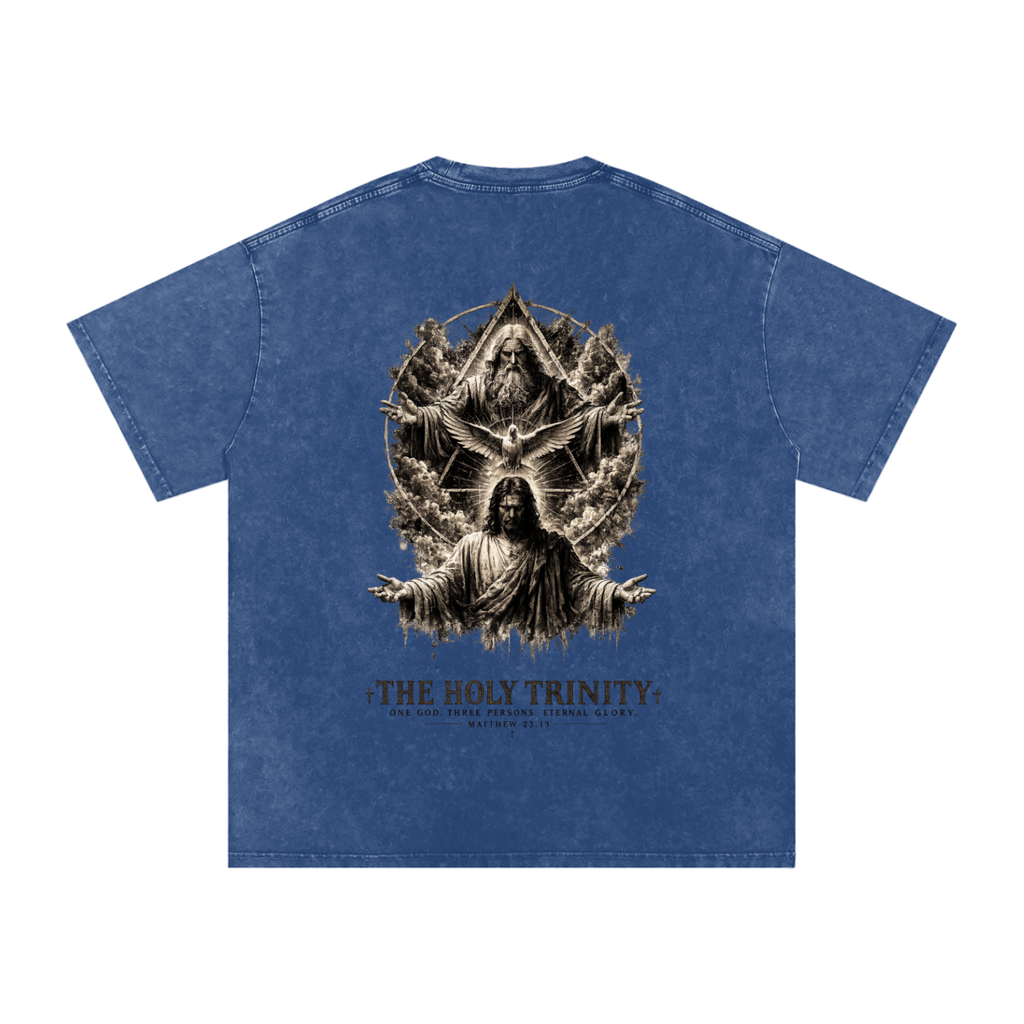 Snow Washed Oversized Cotton T-Shirt: The Holy Trinity