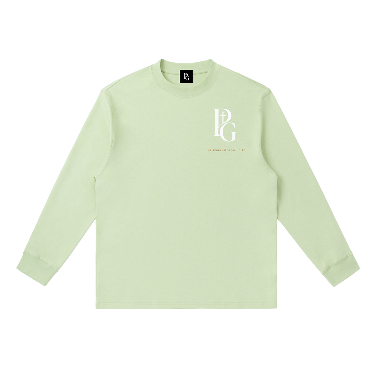 Essential Crewneck Long-Sleeve T-Shirt: 1 Thessalonians 5:17