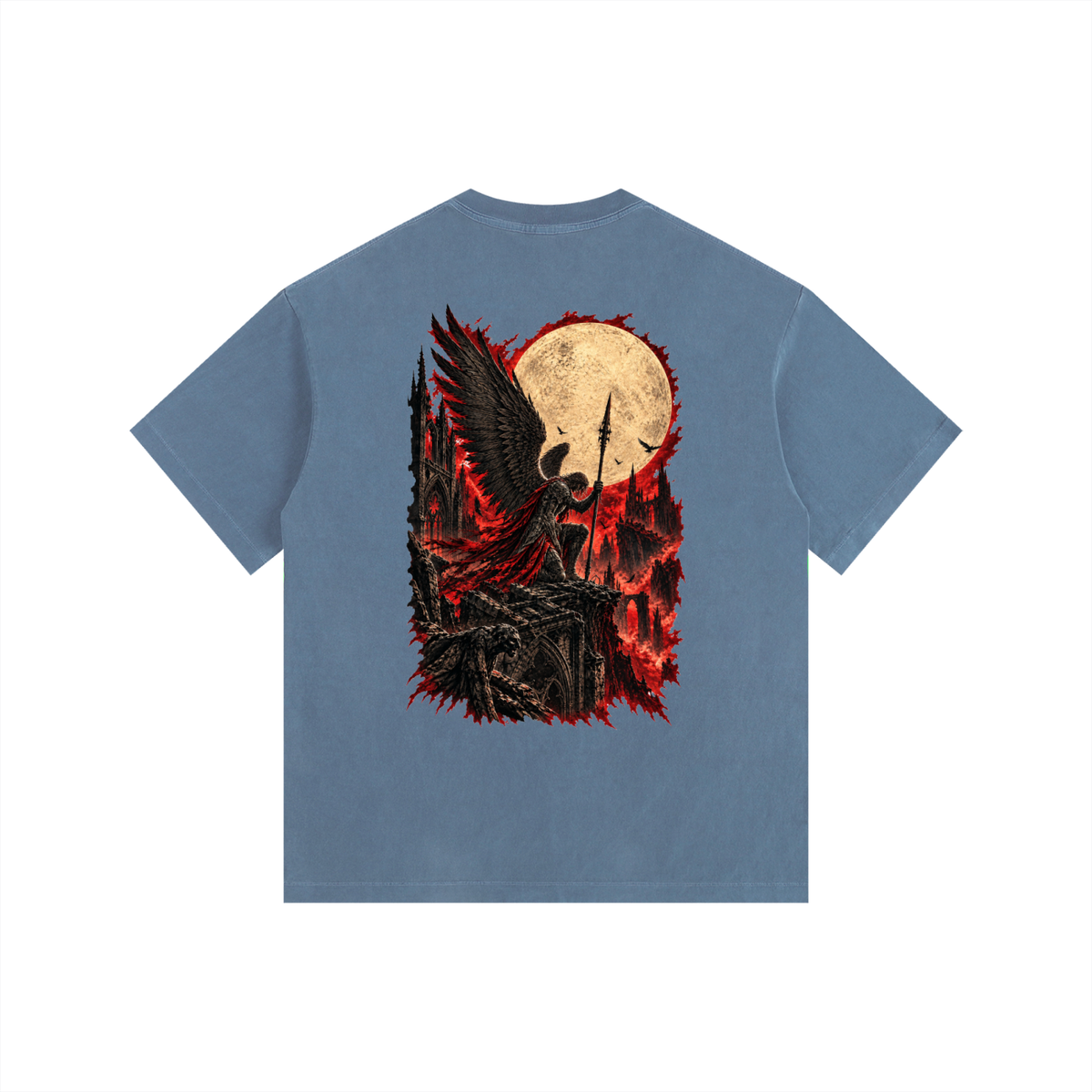 Vintage Washed Oversized Cotton T-Shirt: Servant