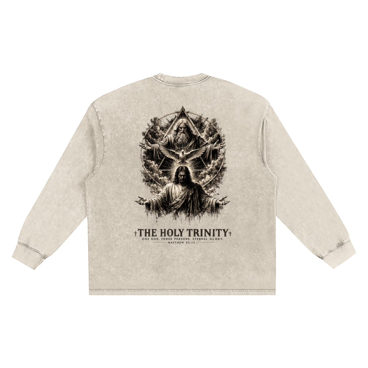 Snow Washed Frayed Edge T-Shirt: The Holy Trinity