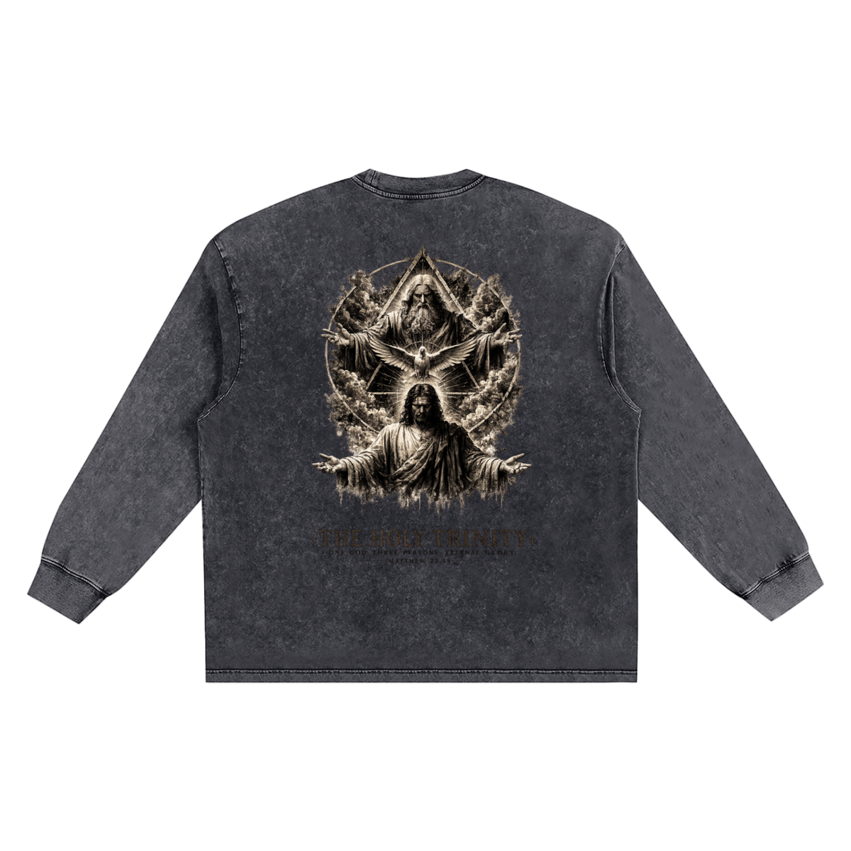 Snow Washed Frayed Edge T-Shirt: The Holy Trinity