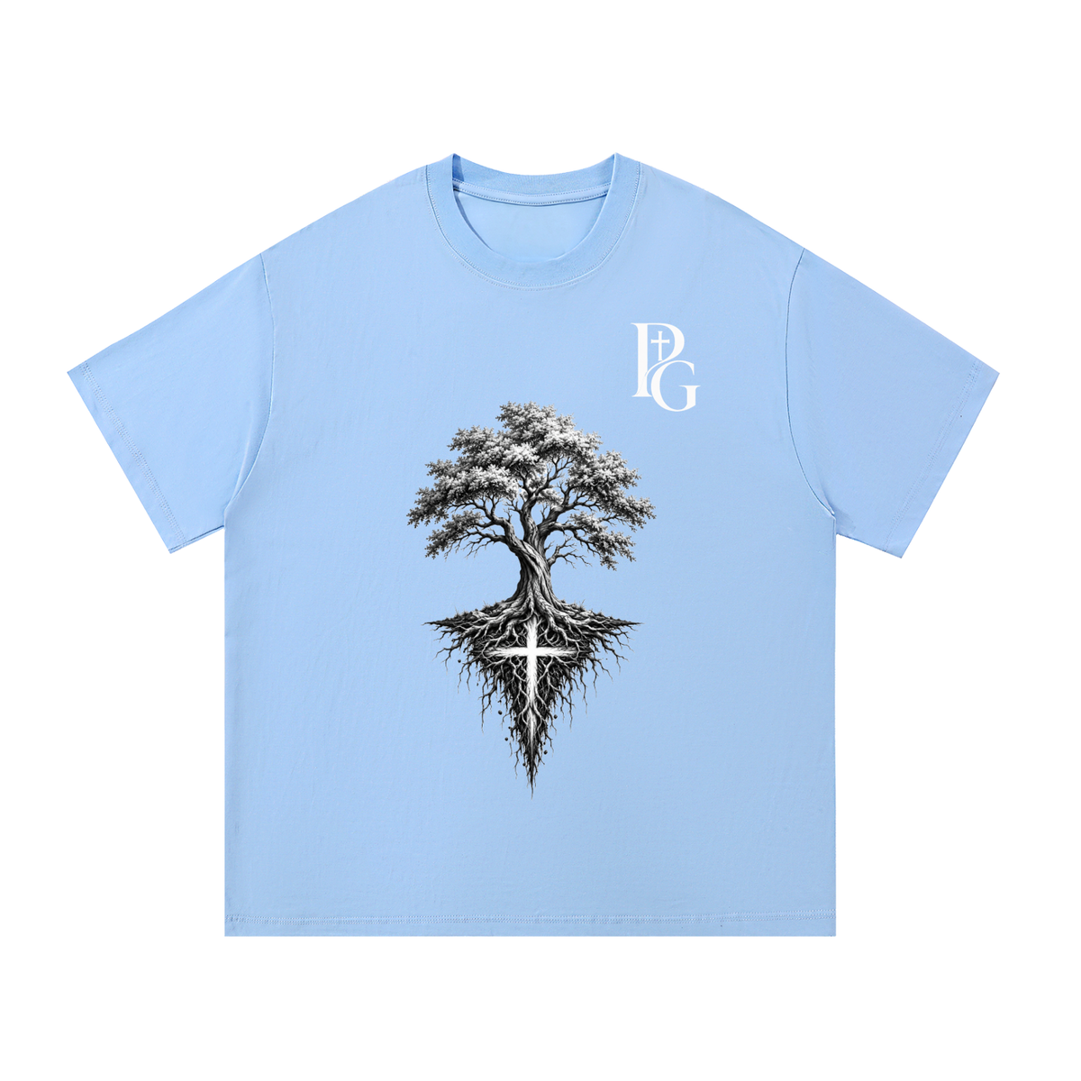 Essential Cotton T-Shirt: Deep Rooted Faith