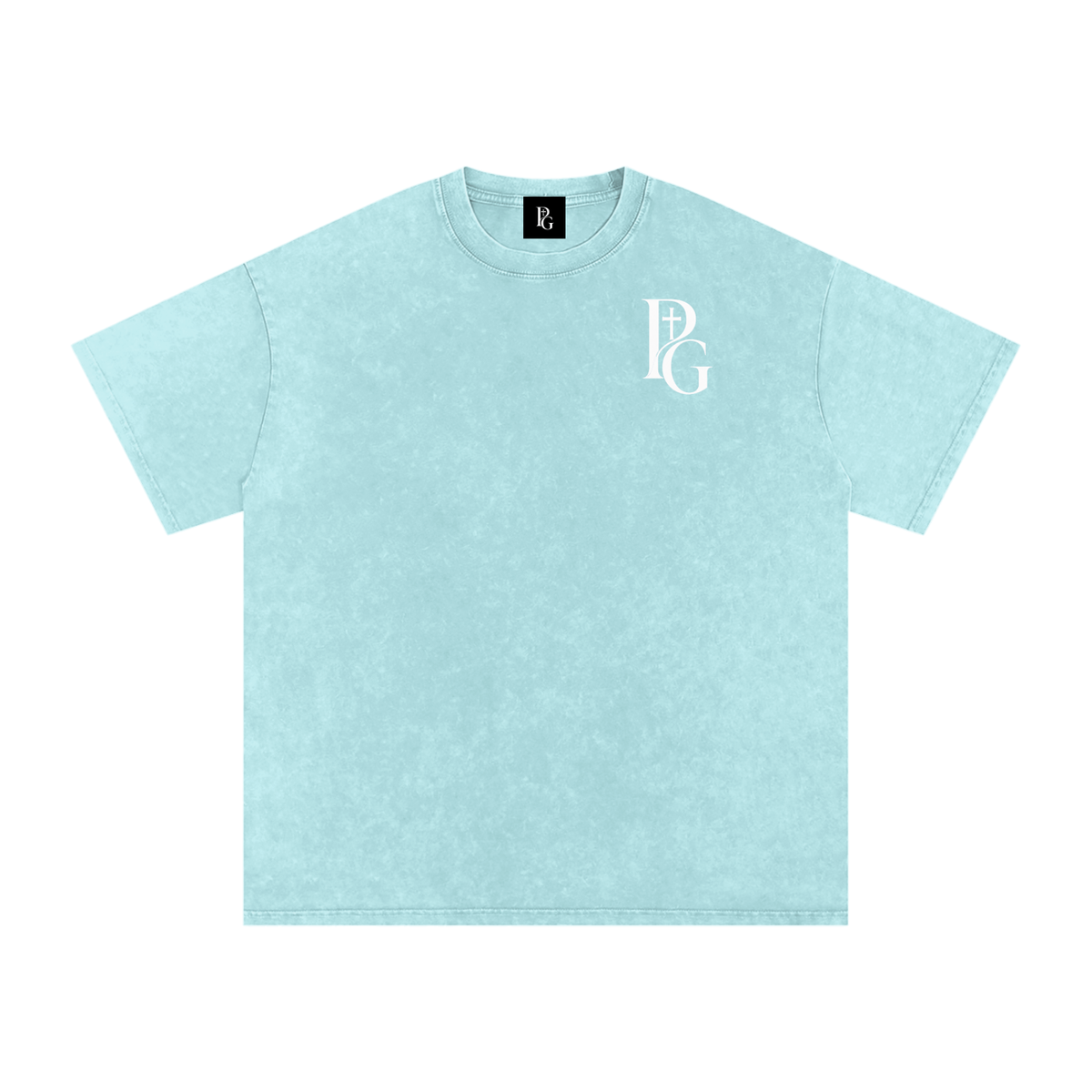 Snow Washed Oversized Cotton T-Shirt: Full Armor Of God