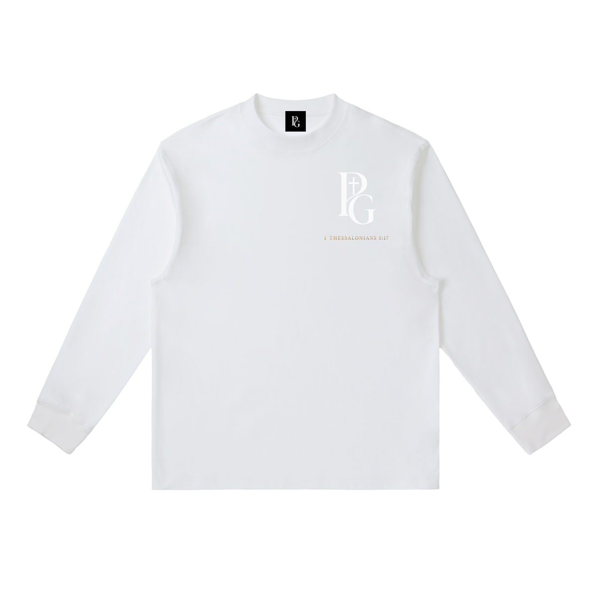 Essential Crewneck Long-Sleeve T-Shirt: 1 Thessalonians 5:17
