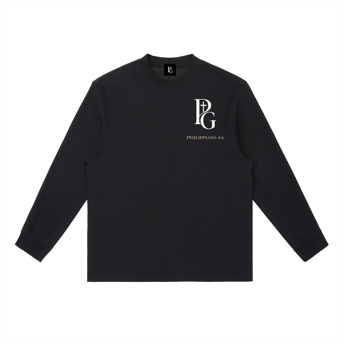 Essential Crewneck Long-Sleeve T-Shirt: Philippians 4:6