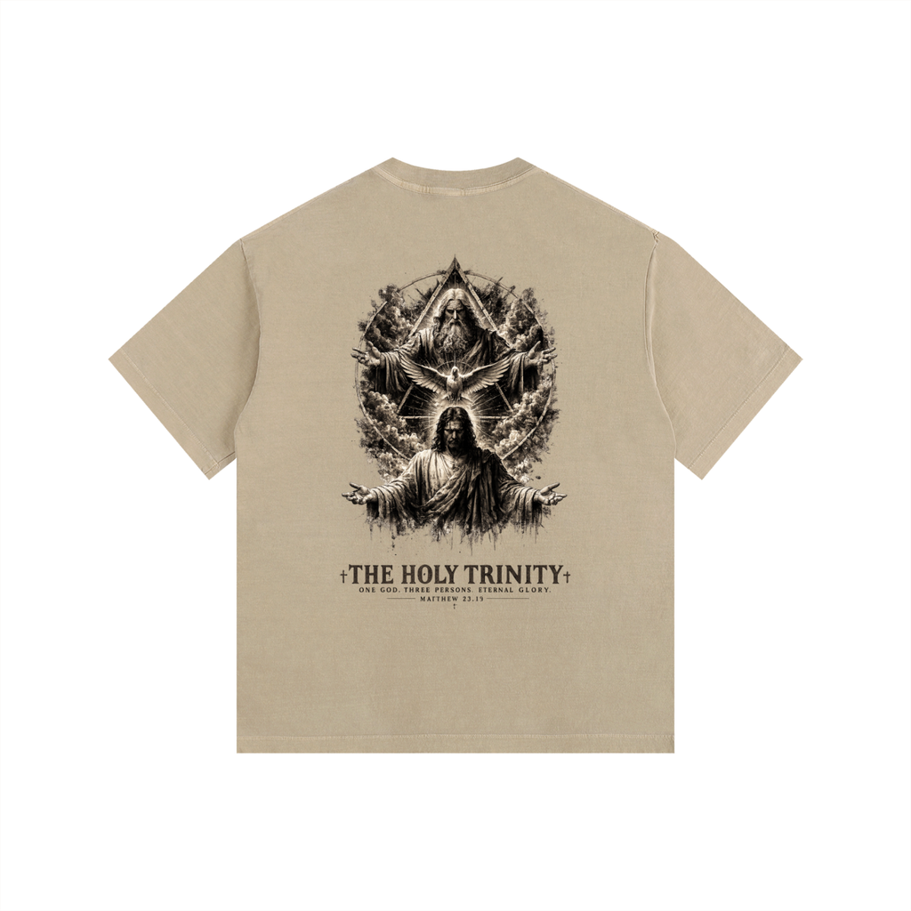 Vintage Washed Oversized Cotton T-Shirt: The Holy Trinity