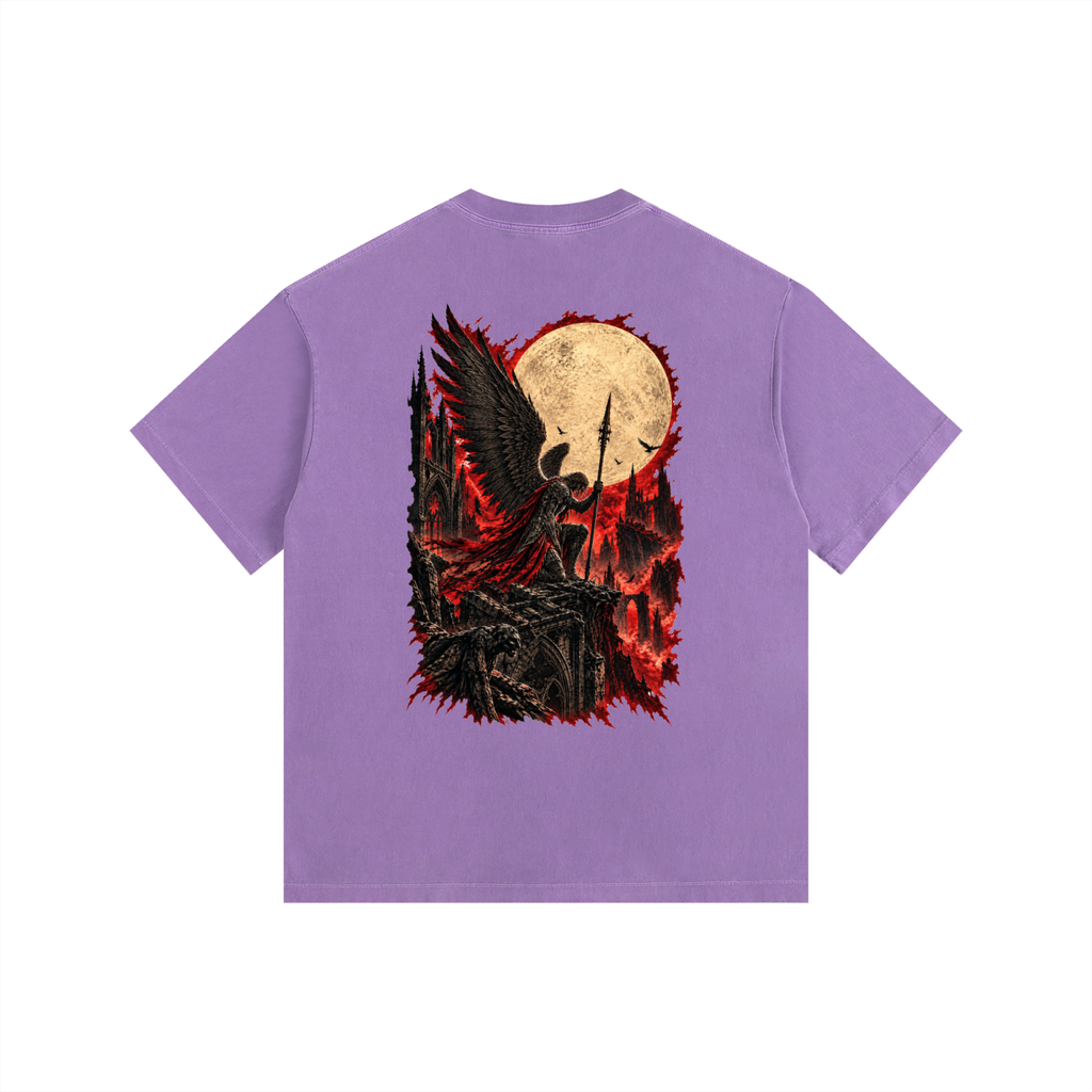 Vintage Washed Oversized Cotton T-Shirt: Servant