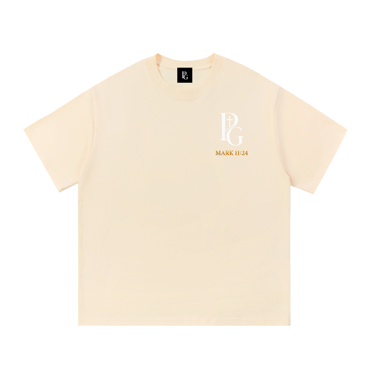 Essential Cotton T-Shirt: Mark 11:24