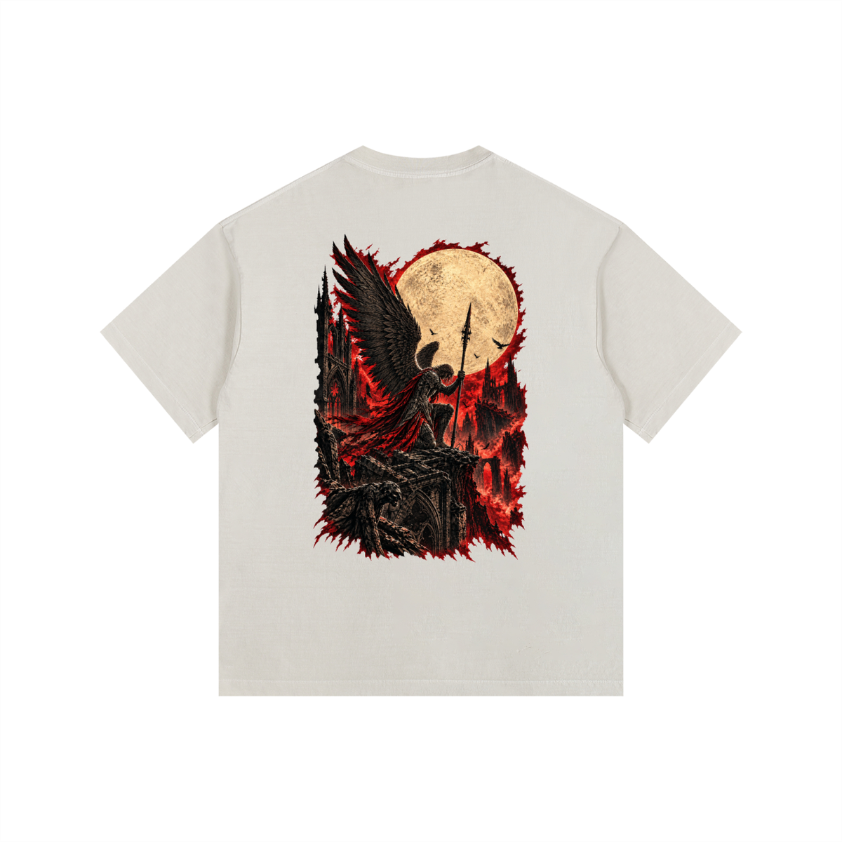 Vintage Washed Oversized Cotton T-Shirt: Servant